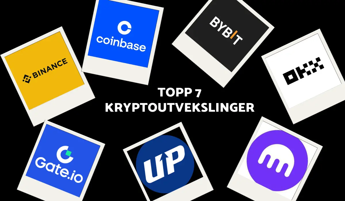 Topp 7 kryptoutvekslinger