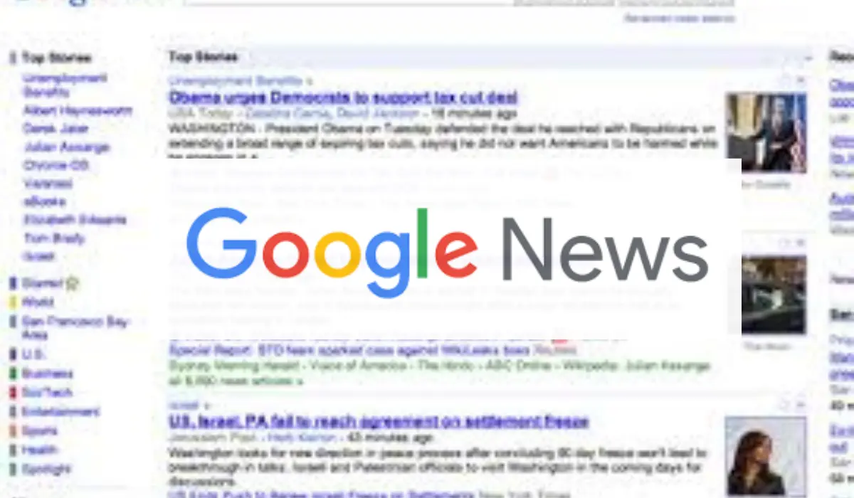 Google News website