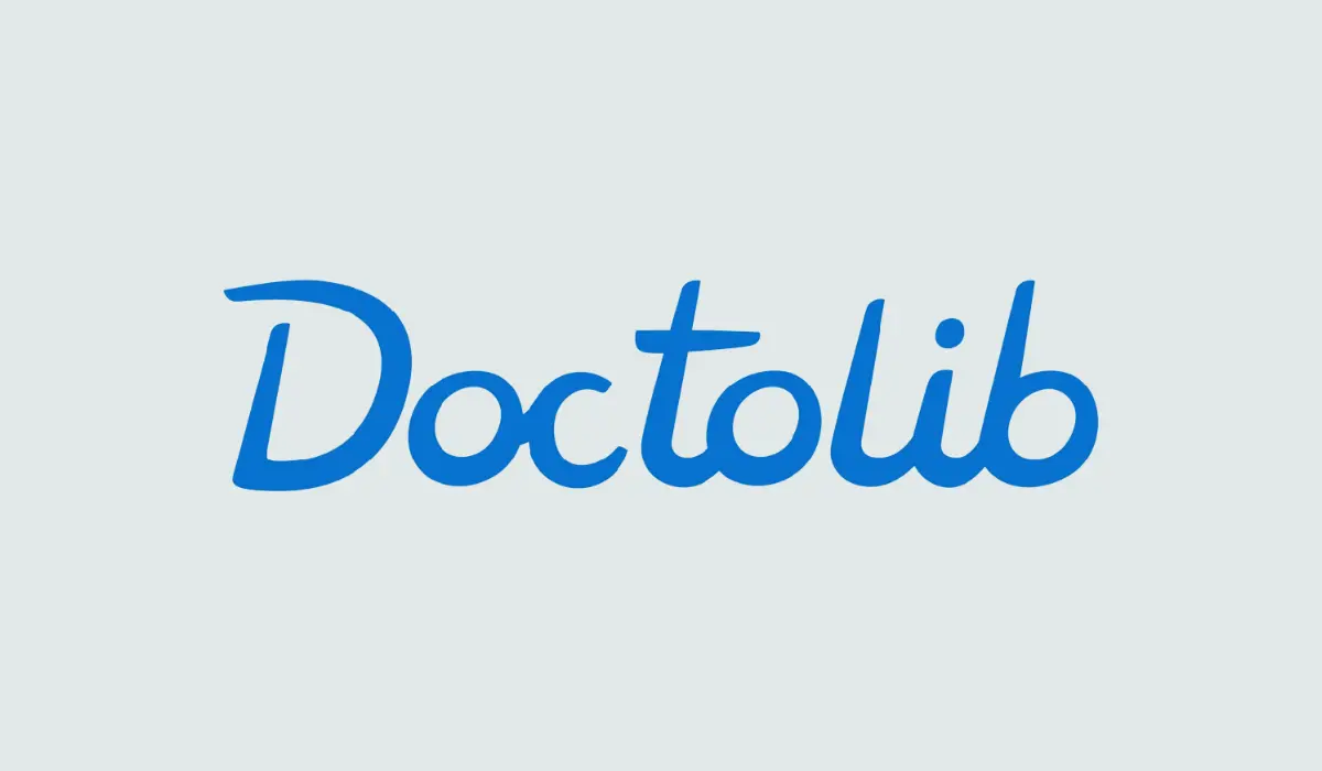 Doctolib logo in best health websites