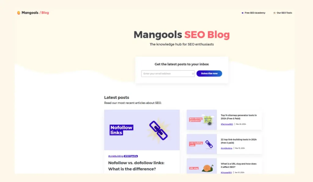 Mangools Blog