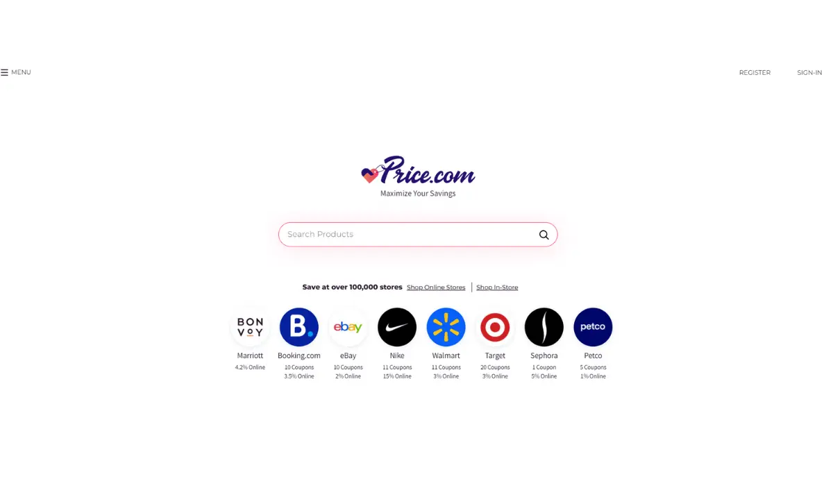 Price.com Website